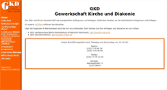 Desktop Screenshot of gkd-berlin.de